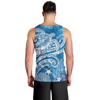 World Ocean Day Polynesian Pattern Men Tank Top Crystal Waves LT7 - Polynesian Pride