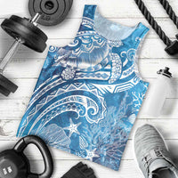 World Ocean Day Polynesian Pattern Men Tank Top Crystal Waves LT7 - Polynesian Pride