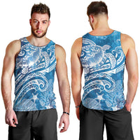 World Ocean Day Polynesian Pattern Men Tank Top Crystal Waves LT7 - Polynesian Pride