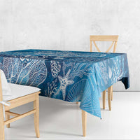 World Ocean Day Polynesian Pattern Tablecloth Crystal Waves LT7 - Polynesian Pride