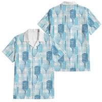 Aloha Hawaii Vintage Kahili Pa'a Lima Family Matching Tank Maxi Dress and Hawaiian Shirt Palaka Print Oceanic Turquoise