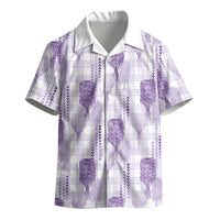 Aloha Hawaii Vintage Kahili Pa'a Lima Kid Hawaiian Shirt Palaka Print Pastel Lavender LT7 - Polynesian Pride