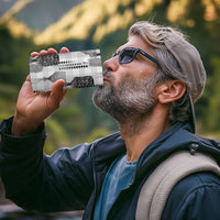 Aloha Hawaii Vintage Kahili Pa'a Lima 4 in 1 Can Cooler Tumbler Palaka Print Hinahina
