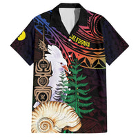 New Caledonia Kanaky Personalized Family Matching Puletasi and Hawaiian Shirt Kagu Bird Emblem - Polynesian Pride