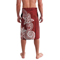 Polynesian Lavalava Tropical Santa - Plumeria Red Vintage LT7 - Polynesian Pride