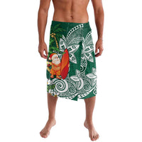 Polynesian Lavalava Tropical Santa - Plumeria Green Vintage LT7 Green - Polynesian Pride