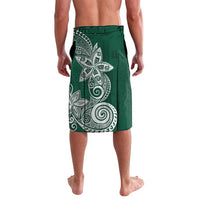 Polynesian Lavalava Tropical Santa - Plumeria Green Vintage LT7 - Polynesian Pride
