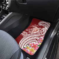 Aloha Hawaii Island Personalized Car Mats Crimson Dreamy Turtle