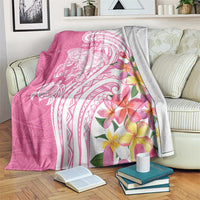 Aloha Maui Island Personalized Blanket Rose Dreamy Turtle LT7 Rose Pink - Polynesian Pride