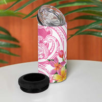 Aloha Maui Island Personalized 4 in 1 Can Cooler Tumbler Rose Dreamy Turtle LT7 - Polynesian Pride