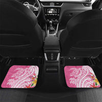Aloha Maui Island Personalized Car Mats Rose Dreamy Turtle LT7 Set 2pcs - Back Rose Pink - Polynesian Pride
