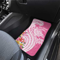 Aloha Maui Island Personalized Car Mats Rose Dreamy Turtle LT7 - Polynesian Pride