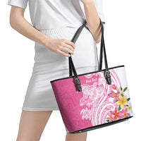 Aloha Maui Island Personalized Leather Tote Bag Rose Dreamy Turtle LT7 - Polynesian Pride
