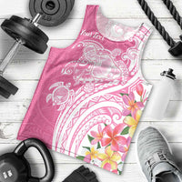 Aloha Maui Island Personalized Men Tank Top Rose Dreamy Turtle LT7 - Polynesian Pride