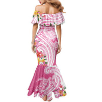 Aloha Maui Island Personalized Mermaid Dress Rose Dreamy Turtle LT7 - Polynesian Pride