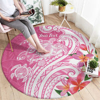 Aloha Maui Island Personalized Round Carpet Rose Dreamy Turtle