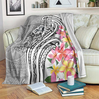 Aloha Kahoolawe Island Personalized Blanket Ashen Dreamy Turtle LT7 Grey - Polynesian Pride