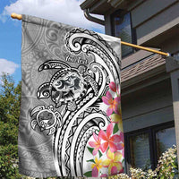 Aloha Kahoolawe Island Personalized Garden Flag Ashen Dreamy Turtle