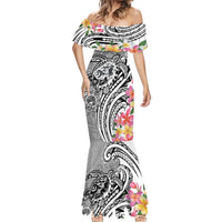 Aloha Kahoolawe Island Personalized Mermaid Dress Ashen Dreamy Turtle