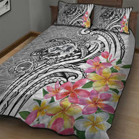Aloha Kahoolawe Island Personalized Quilt Bed Set Ashen Dreamy Turtle LT7 - Polynesian Pride