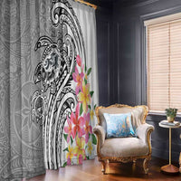 Aloha Kahoolawe Island Personalized Window Curtain Ashen Dreamy Turtle LT7 - Polynesian Pride