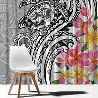 Aloha Kahoolawe Island Personalized Window Curtain Ashen Dreamy Turtle LT7 - Polynesian Pride