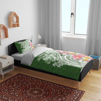 Aloha Molokai Island Personalized Bedding Set Sage Dreamy Turtle