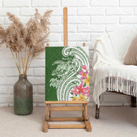 Aloha Molokai Island Personalized Canvas Wall Art Sage Dreamy Turtle