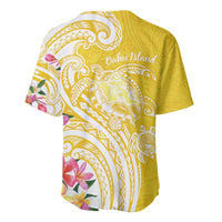 Aloha Oahu Island Personalized Baseball Jersey Yellow Dreamy Turtle