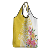 Aloha Oahu Island Personalized Grocery Bag Yellow Dreamy Turtle