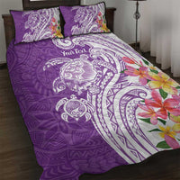 Aloha Kauai Island Personalized Quilt Bed Set Lilac Dreamy Turtle LT7 Lilac - Polynesian Pride