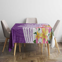 Aloha Kauai Island Personalized Tablecloth Lilac Dreamy Turtle LT7 - Polynesian Pride