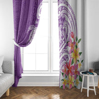 Aloha Kauai Island Personalized Window Curtain Lilac Dreamy Turtle LT7 - Polynesian Pride
