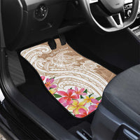 Aloha Niihau Island Personalized Car Mats Beige Dreamy Turtle LT7 - Polynesian Pride