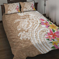 Aloha Niihau Island Personalized Quilt Bed Set Beige Dreamy Turtle LT7 Beige - Polynesian Pride