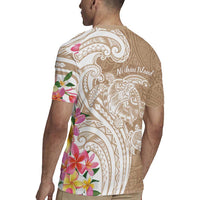 Aloha Ni’ihau Island Personalized Rugby Jersey Beige Dreamy Turtle