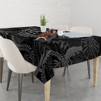 Hawaii Father's Day Vintage Lei Tablecloth Hauoli la Makuakane - Black LT7 - Polynesian Pride