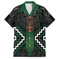 Maori Taiaha Pounamu Whakairo Personalized Hawaiian Shirt Jade Poutama Motifs LT7 Jade - Polynesian Pride
