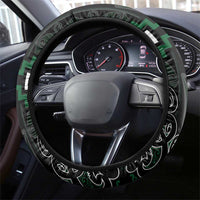 Maori Taiaha Pounamu Whakairo Steering Wheel Cover Jade Poutama Motifs LT7 - Polynesian Pride