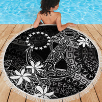 Black Kuki Airani Tapakau Beach Blanket Tribal Anchor Mix Tiare LT7 - Polynesian Pride