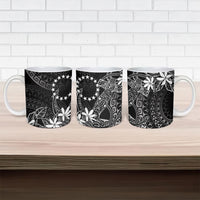 Black Kuki Airani Tapakau Ceramic Mug Tribal Anchor Mix Tiare LT7 - Polynesian Pride