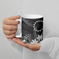 Black Kuki Airani Tapakau Ceramic Mug Tribal Anchor Mix Tiare LT7 - Polynesian Pride