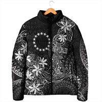 Black Kuki Airani Tapakau Padded Jacket Tribal Anchor Mix Tiare LT7 - Polynesian Pride