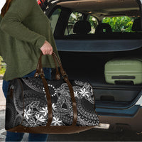 Black Kuki Airani Tapakau Travel Bag Tribal Anchor Mix Tiare LT7 - Polynesian Pride