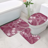 Maroon Kuki Airani Tapakau Bathroom Set Tribal Anchor Mix Tiare LT7 - Polynesian Pride