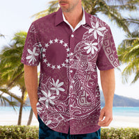 Maroon Kuki Airani Tapakau Hawaiian Shirt Tribal Anchor Mix Tiare LT7 - Polynesian Pride