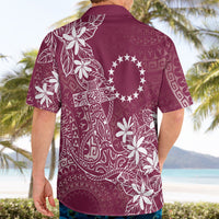 Maroon Kuki Airani Tapakau Hawaiian Shirt Tribal Anchor Mix Tiare LT7 - Polynesian Pride