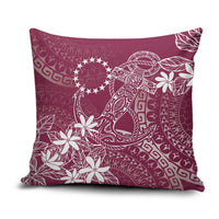 Maroon Kuki Airani Tapakau Pillow Cover Tribal Anchor Mix Tiare LT7 Maroon - Polynesian Pride