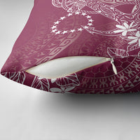 Maroon Kuki Airani Tapakau Pillow Cover Tribal Anchor Mix Tiare LT7 - Polynesian Pride