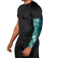 Teal Kuki Airani Tapakau Arm Sleeves Tribal Anchor Mix Tiare
